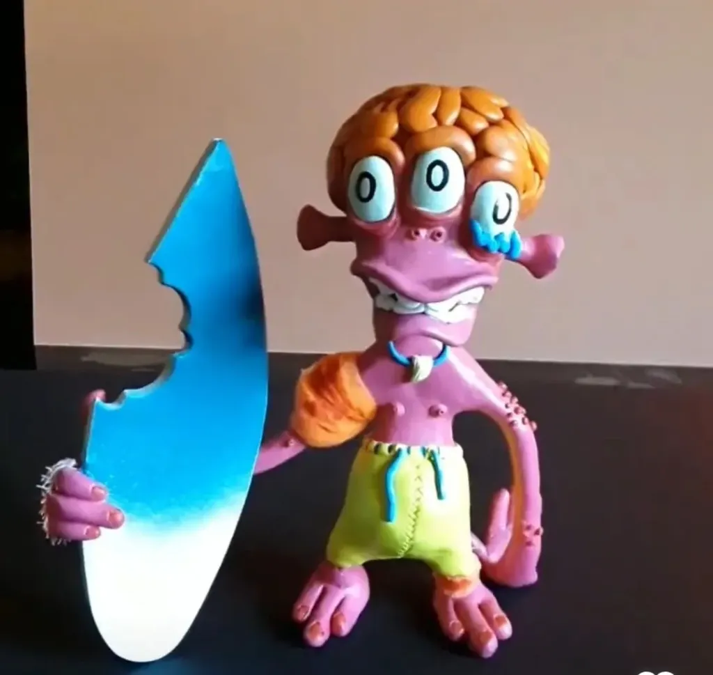 El Bestiario de Marva "The Crying Surfer" por The Eye Has Landed