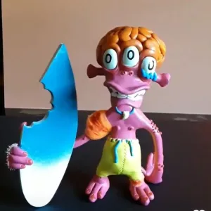 El Bestiario de Marva "The Crying Surfer" por The Eye Has Landed