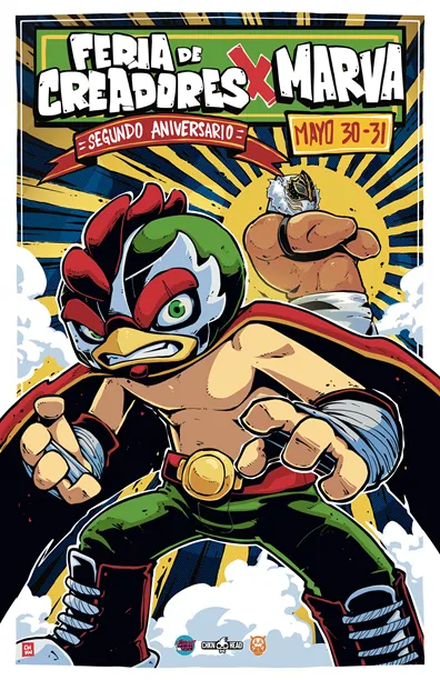 "El Fucking Hype 2 Aniversario" Ilustración por Creon Chickenhead (firmada) — imagen "El Fucking Hype 2 Aniversario" Ilustración por Creon Chickenhead (firmada)