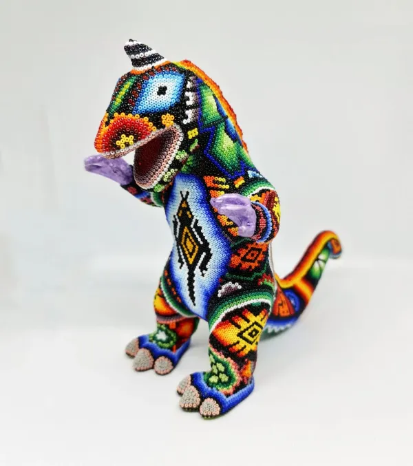 Huichol Art T-Rex