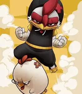 "Knox and Ten" Ilustración por Creon Chickenhead