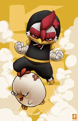"Knox and Ten" Ilustración por Creon Chickenhead — imagen "Knox and Ten" Ilustración por Creon Chickenhead