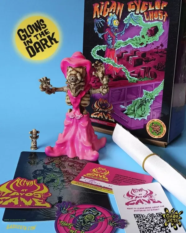 La Muerte Toy Show 1E: Rigan Muerte (GID Version) — imagen La Muerte Toy Show 1E: Rigan Muerte (GID Version)