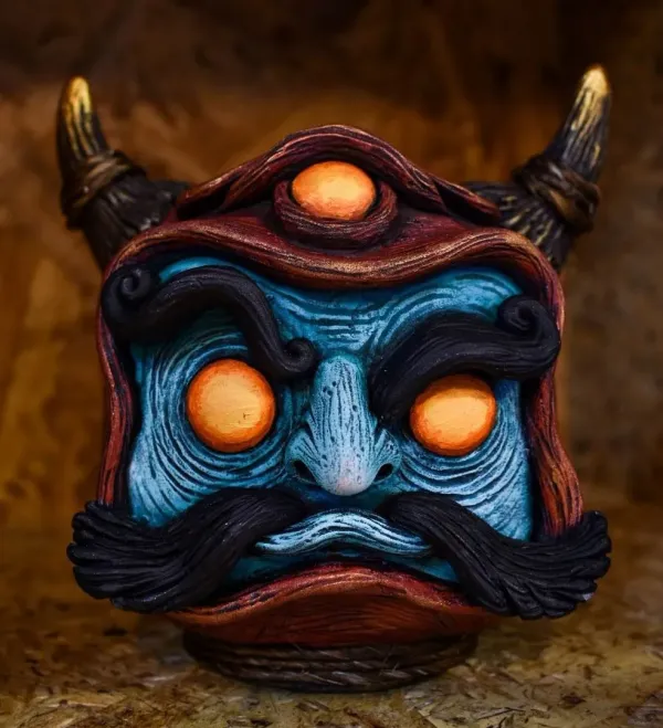 Marva The Skull Daruma: Bloody Monk