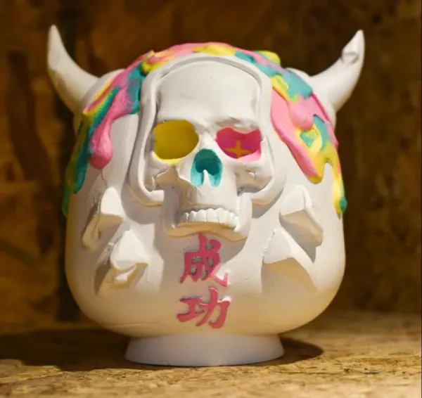 Marva The Skull Daruma: Candy Pop