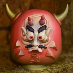 Marva The Skull Daruma: Happy Skull
