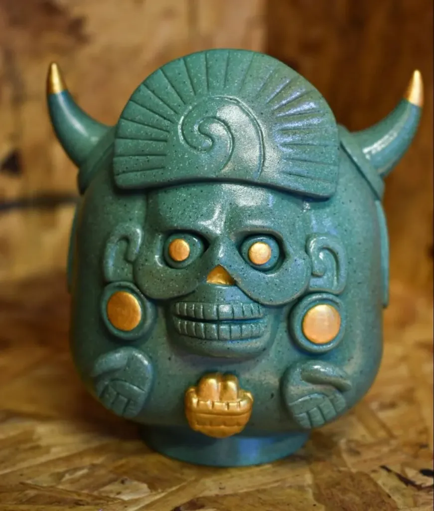 Marva The Skull Daruma: Mictlantecuhtli