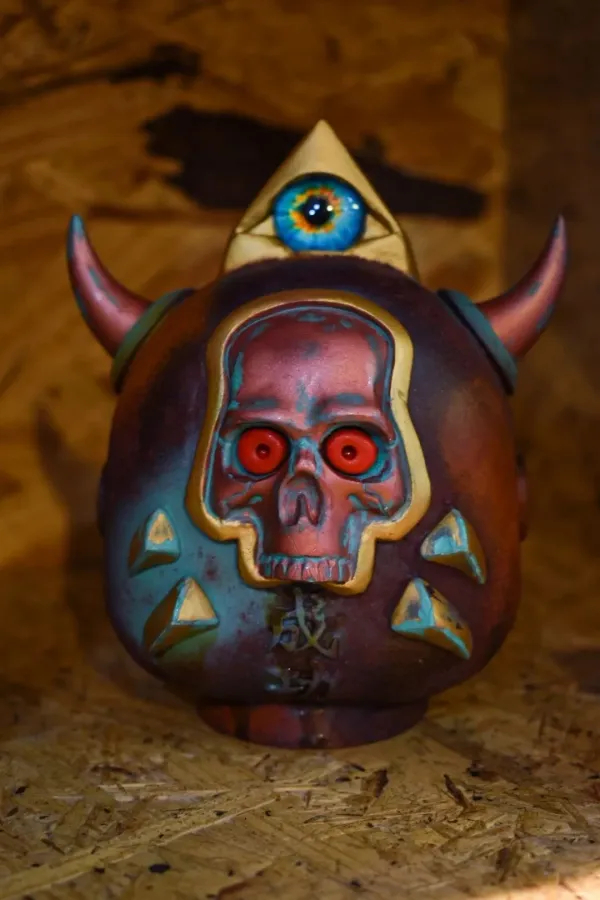 Marva The Skull Daruma: The Third Eye Skull Daruma