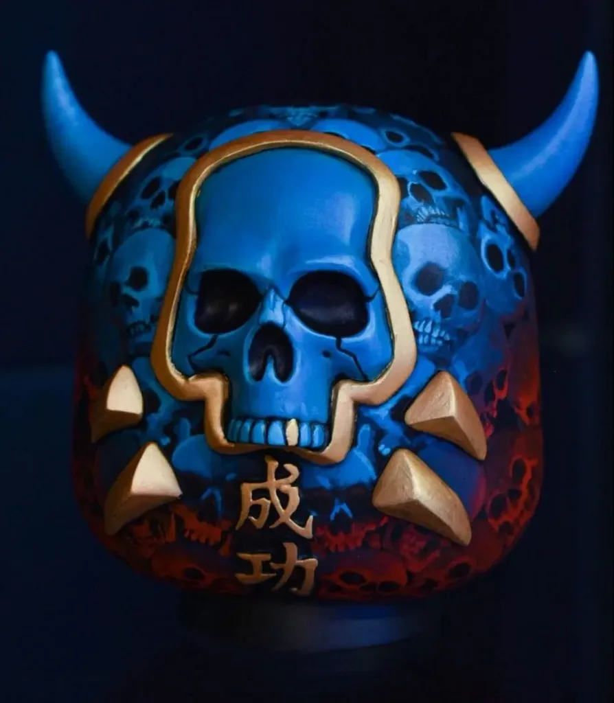 Marva The Skull Daruma: Toy Terror Daruma