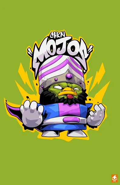 "Mojos" Ilustración por Creon Chickenhead