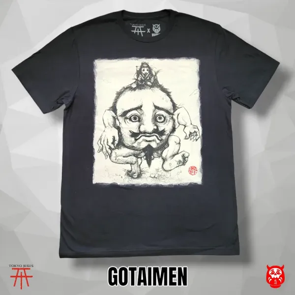Playera Tokyo Jesus x Marva "Gotaimen" Grande / Large — imagen Playera Tokyo Jesus x Marva "Gotaimen" Grande / Large