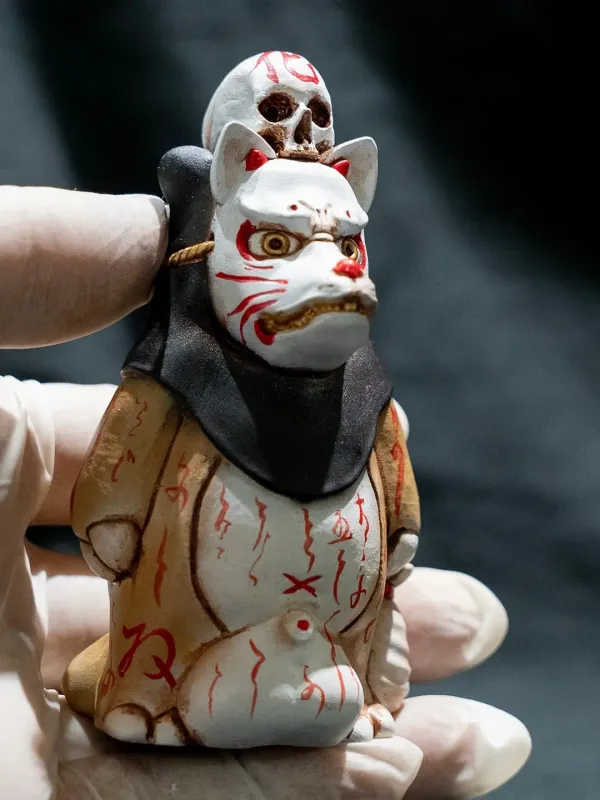 Tanukitsune Kabuki Tamaño Pequeño