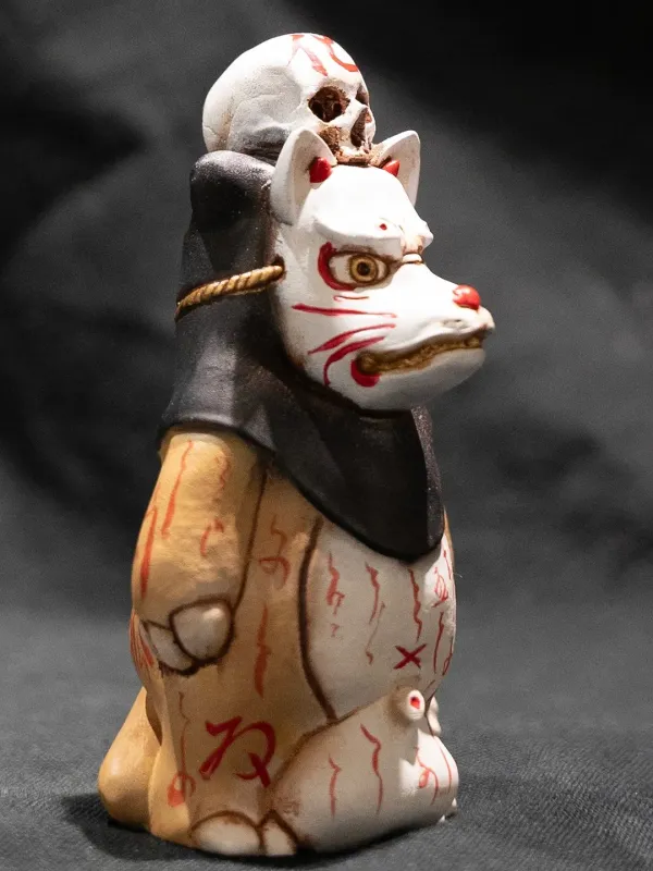 Tanukitsune Kabuki Tamaño Pequeño