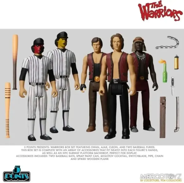 The Warriors Deluxe Box Ser Mezco
